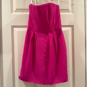 Naven Fuchsia Strapless Kids Dress